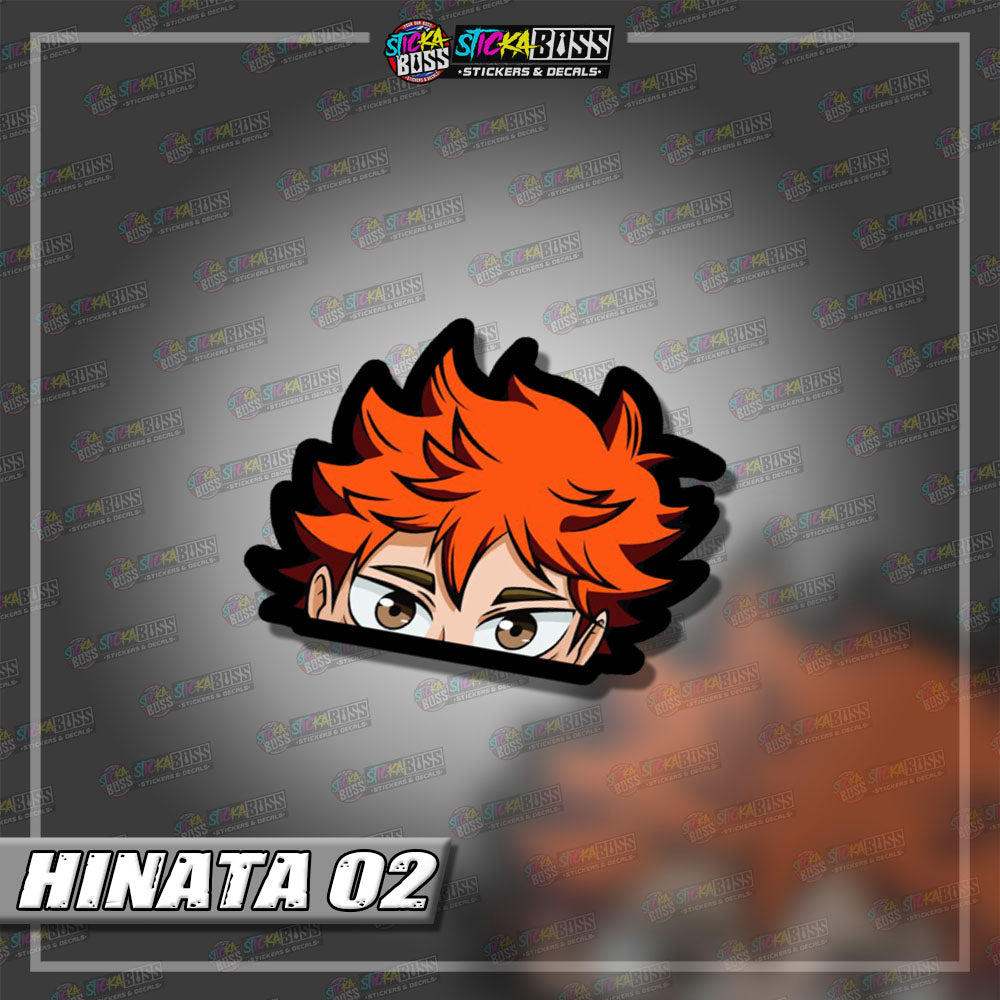 HAIKYUU | ANIME PEEKER STICKER【VINYL PRINTED】( LAMINATED / WATERPROOF )