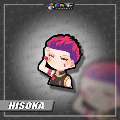 HUNTER X HUNTER | ANIME PEEKER STICKER【VINYL PRINTED】( LAMINATED / WATERPROOF )