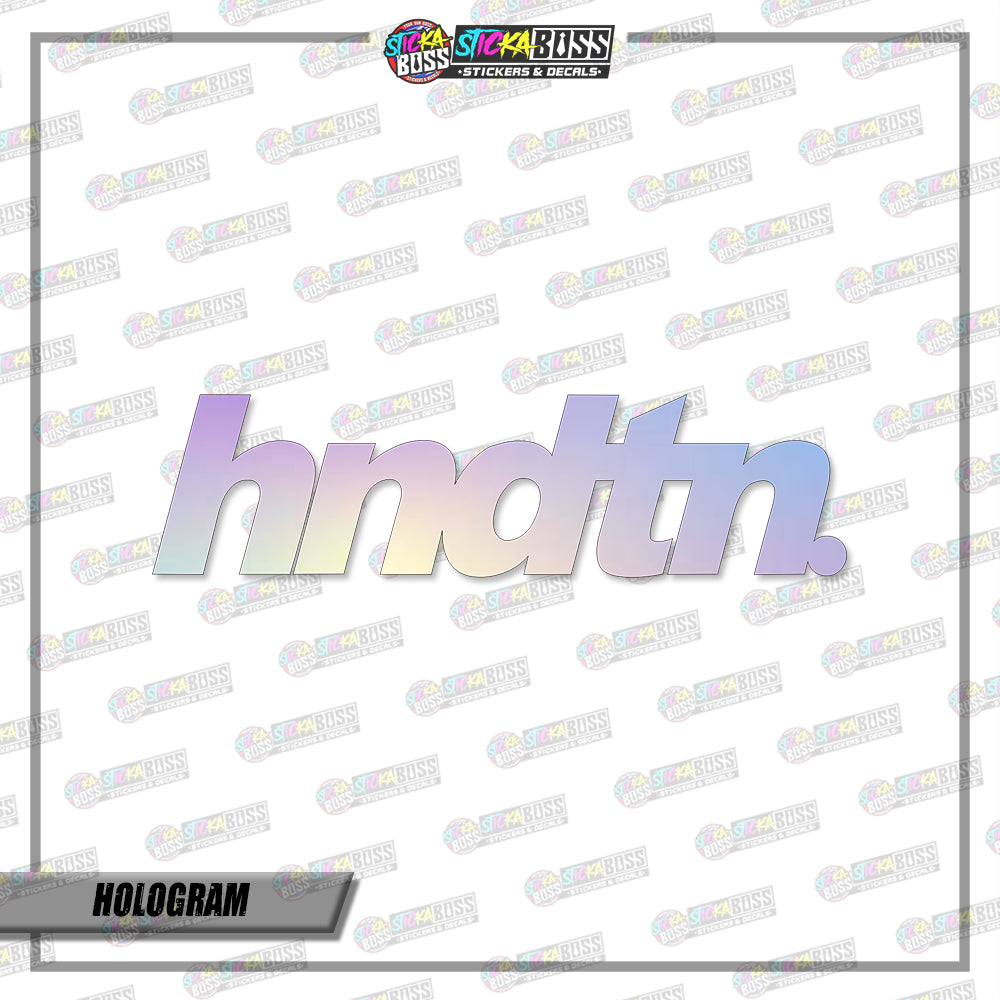 HNDTN. (VINYL CUT-OUT STICKER DECALS )【Stickaboss】