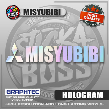 MISYUBIBI | VINYL WATERPROOF CUT-OUT STICKER DECALS【Stickaboss】