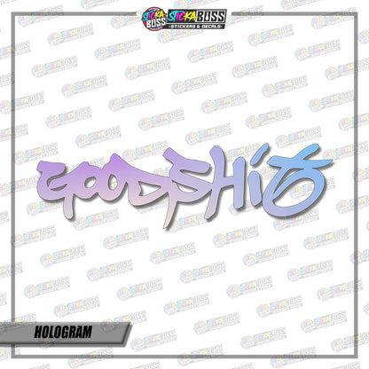 GOODSHIT  ( VINYL CUT-OUT STICKER DECALS )【Stickaboss】