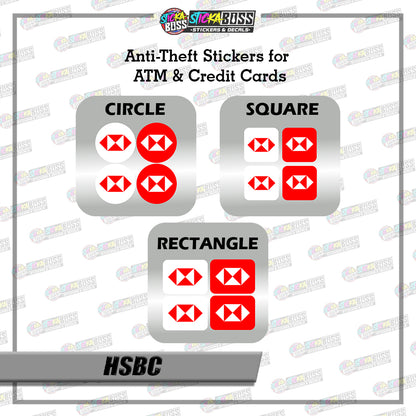 BANK CVV STICKER PART 2 |  4 PCS | ANTI-THEFT STICKER FOR ATM AND DEBIT/CREDIT CARDS【PRINTED】