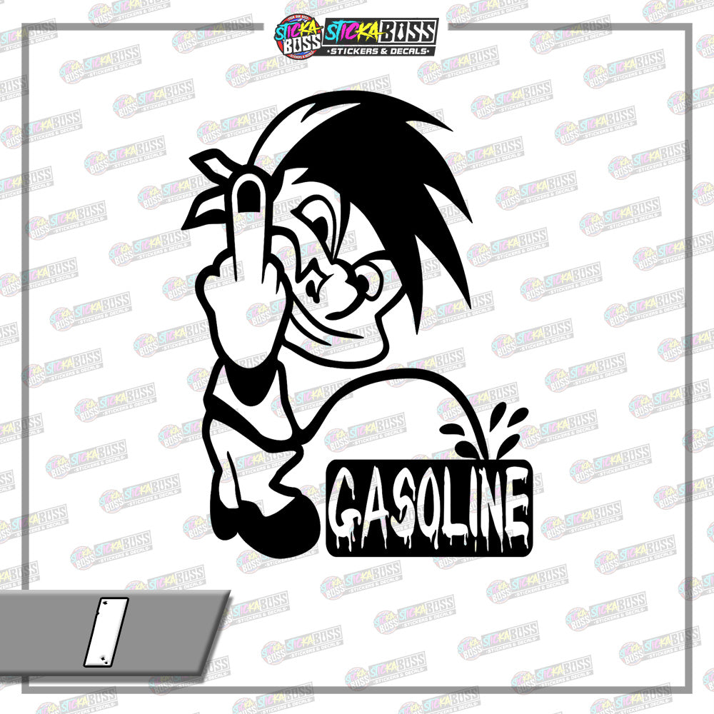 CAR STICKER GAS TANK COVER STICKER