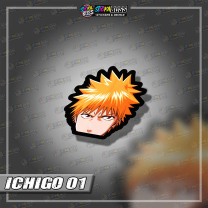 BLEACH | ANIME PEEKER STICKER【VINYL PRINTED】( LAMINATED / WATERPROOF )