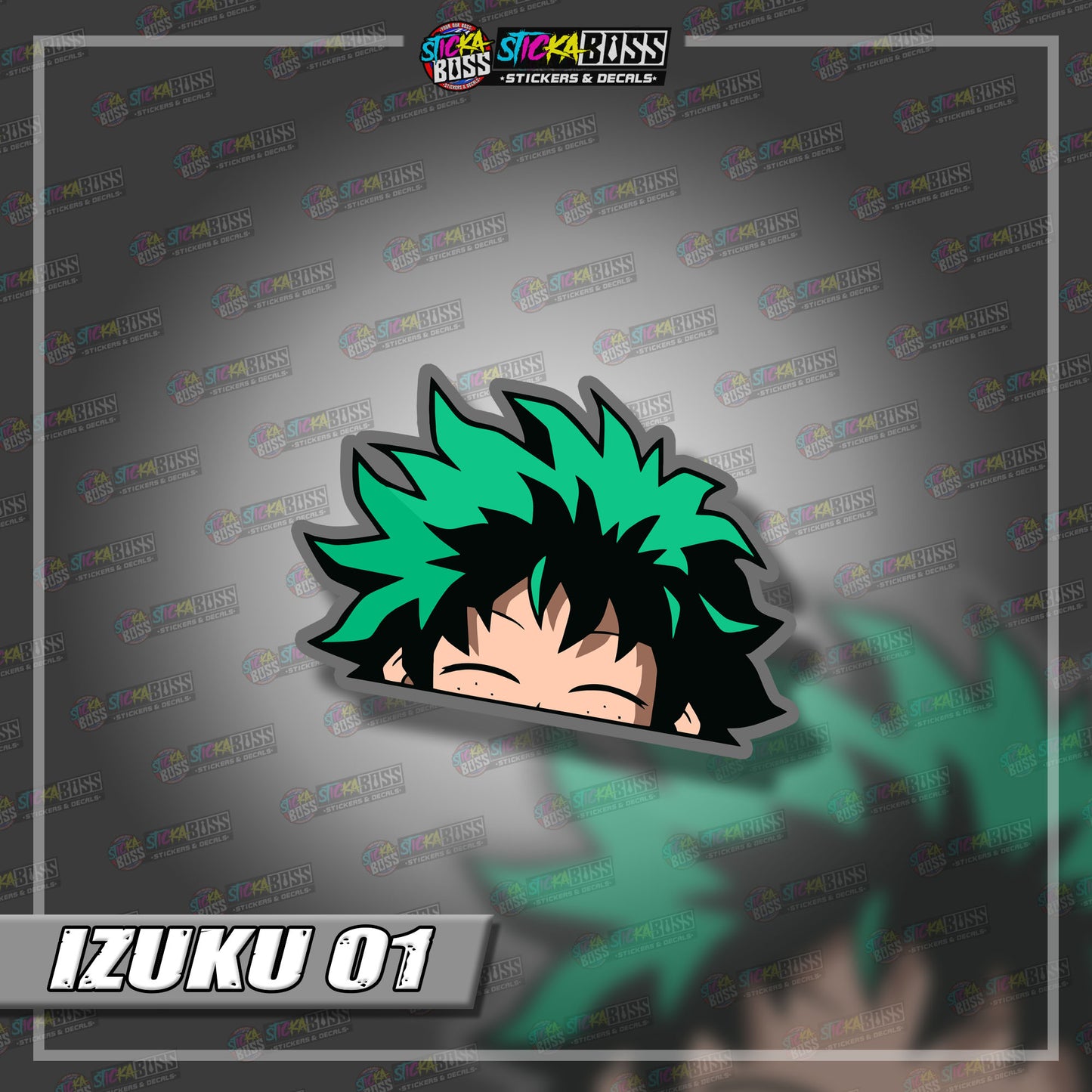 MY HERO ACADEMIA | ANIME PEEKER STICKER【VINYL PRINTED】( LAMINATED / WATERPROOF )