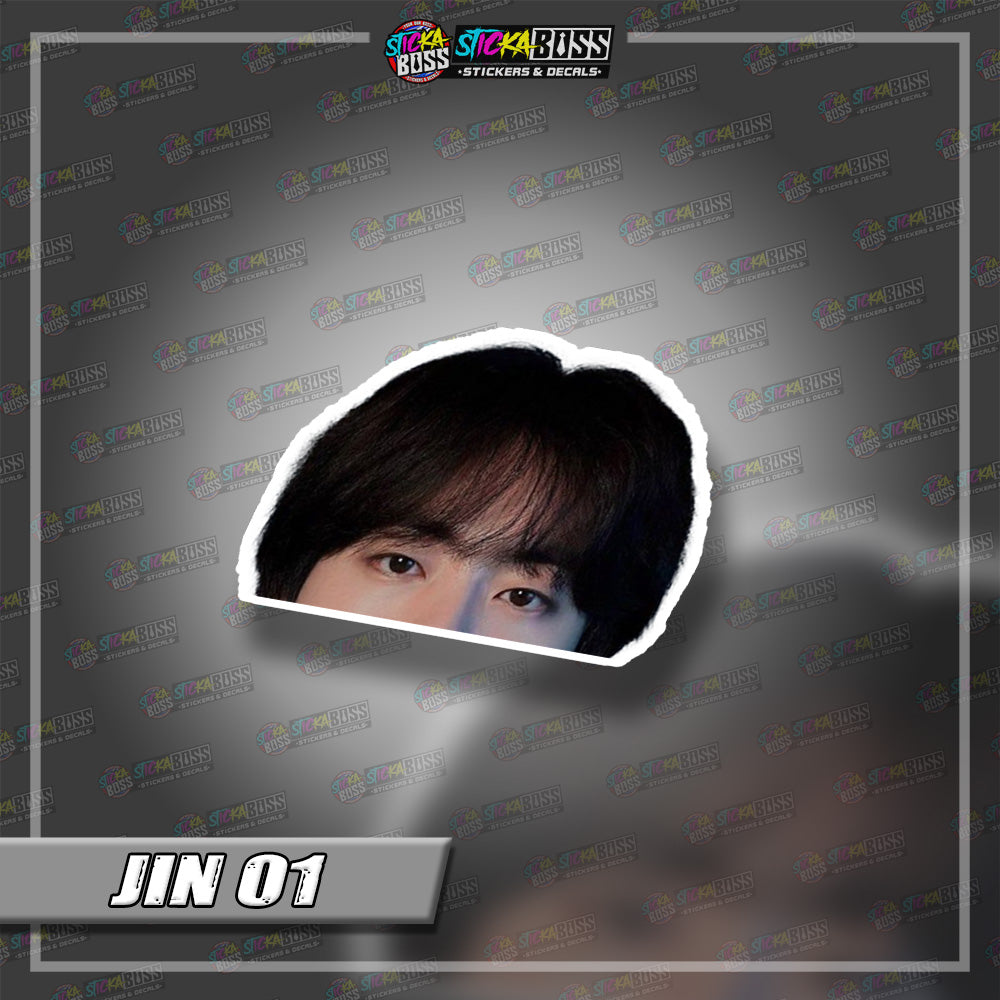 BTS |PEEKER STICKER【VINYL PRINTED】( LAMINATED / WATERPROOF )