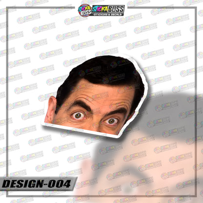 MR.BEAN | PEEKER STICKER【VINYL PRINTED】( LAMINATED / WATERPROOF )