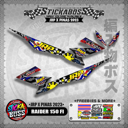RAIDER 150 FI DECALS ( JRP X PINAS 2023 )【WITH FREEBIES】