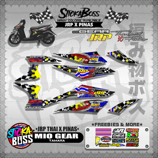 MIO GEAR DECALS ( JRP THAI X PINAS )【WITH FREEBIES】