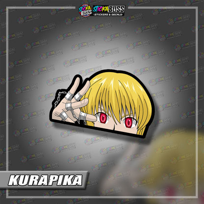 HUNTER X HUNTER | ANIME PEEKER STICKER【VINYL PRINTED】( LAMINATED / WATERPROOF )