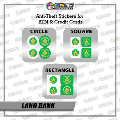 BANK CVV STICKER PART 1 |  4 PCS | ANTI-THEFT STICKER FOR ATM AND DEBIT/CREDIT CARDS【PRINTED】