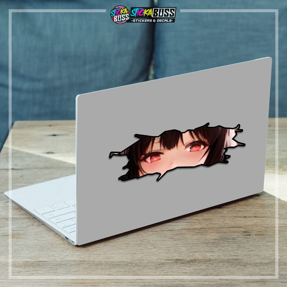 KAKEGURUI | CRACK PEEKERS  ( ANIME VINYL STICKER DECALS )【Stickaboss】