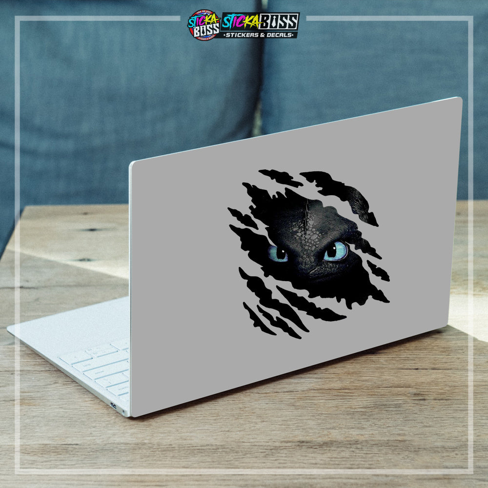 HOW TO TRAIN YOU DRAGON | SCRATCH STICKER【VINYL PRINTED】( LAMINATED / WATERPROOF )【Stickaboss】