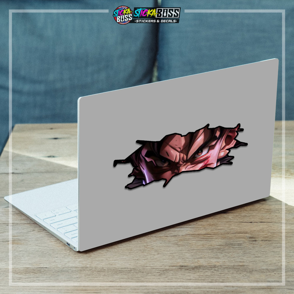 DRAGON BALL | CRACK PEEKERS  ( ANIME VINYL STICKER DECALS )【Stickaboss】