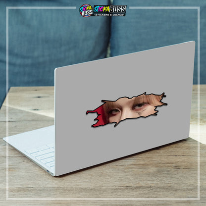 KPOP-AESPA | CRACK PEEKERS  ( ANIME VINYL STICKER DECALS )【Stickaboss】
