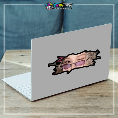 KPOP-GIDLE | CRACK PEEKERS  ( ANIME VINYL STICKER DECALS )【Stickaboss】