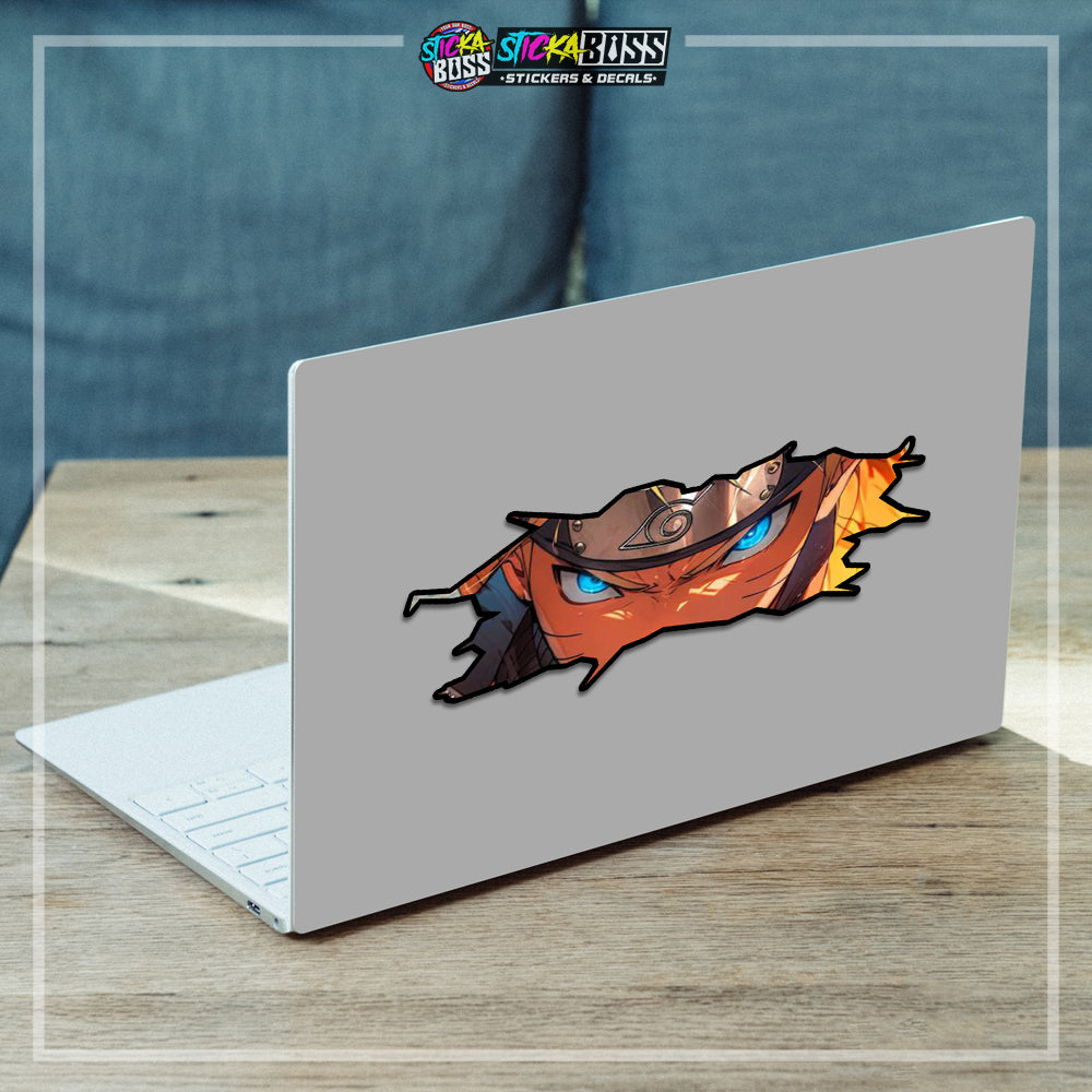 NARUTO | CRACK PEEKERS  ( ANIME VINYL STICKER DECALS )【Stickaboss】