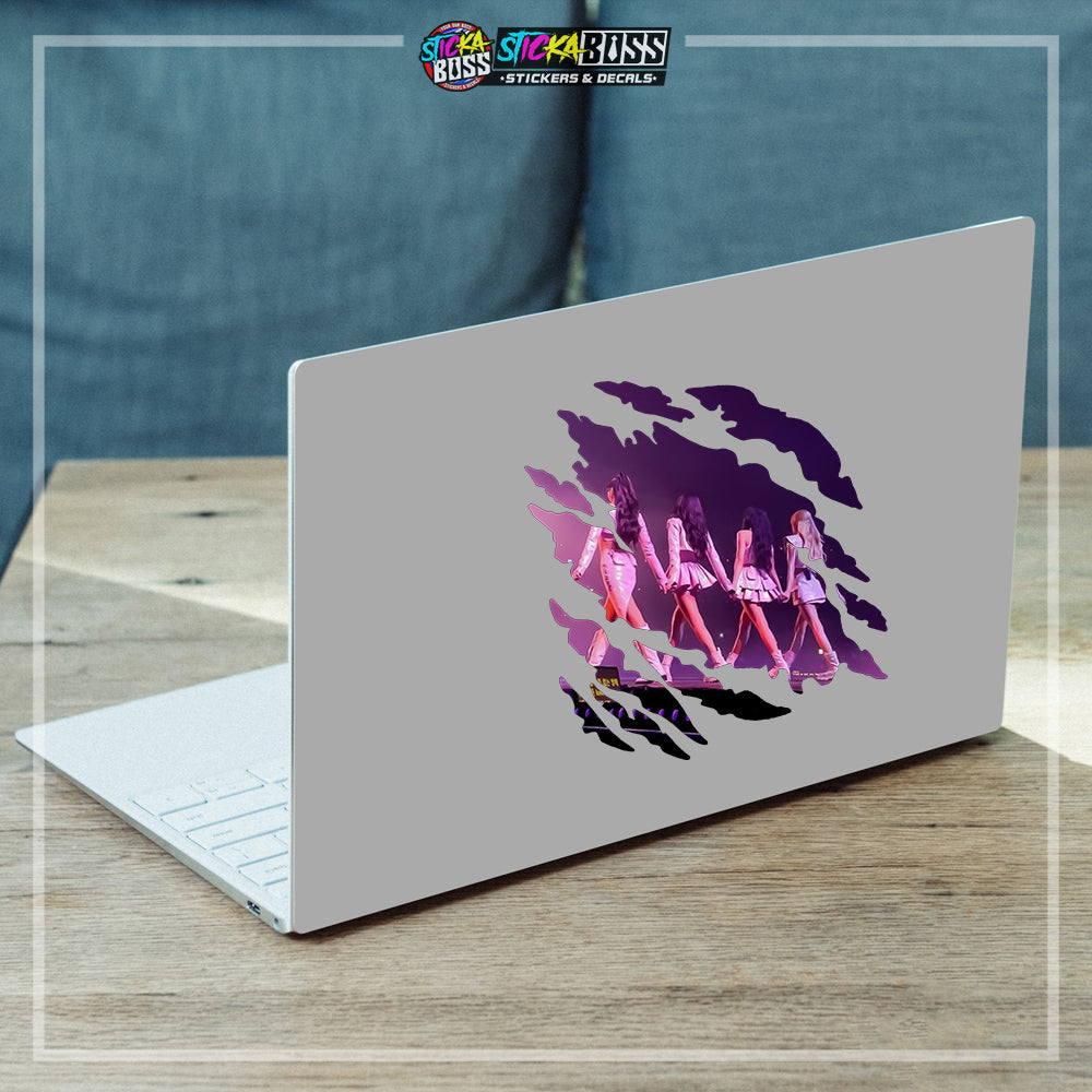 BLACKPINK | SCRATCH STICKER【VINYL PRINTED】( LAMINATED / WATERPROOF )