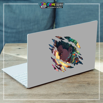 ONE PIECE ZORO | ANIME SCRATCH STICKER【VINYL PRINTED】( LAMINATED / WATERPROOF )【Stickaboss】