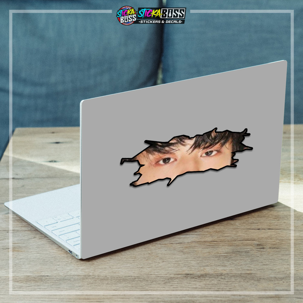 KPOP- EXO | CRACK PEEKERS  ( ANIME VINYL STICKER DECALS )【Stickaboss】