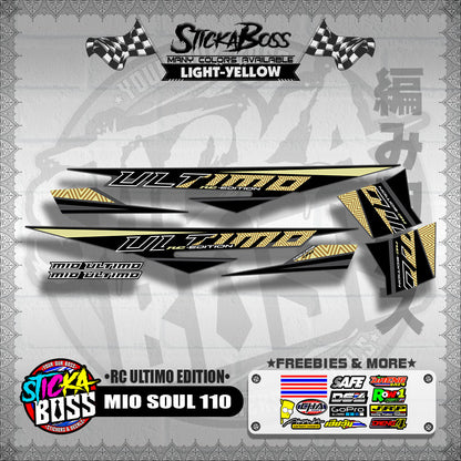 MIO SOUL 110 DECALS ( RC ULTIMO EDITION )【WITH FREEBIES】
