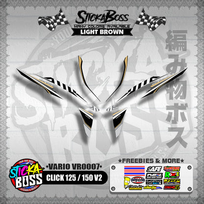 CLICK 125 / 150 V2 DECALS ( VARIO VR0007 )【WITH FREEBIES】