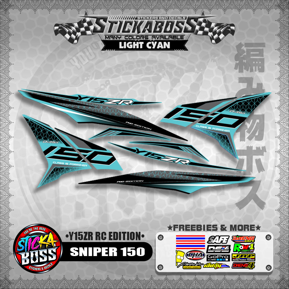 SNIPER 150 STICKER DECALS ( Y15ZR RC EDITION )【WITH FREEBIES】