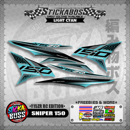 SNIPER 150 STICKER DECALS ( Y15ZR RC EDITION )【WITH FREEBIES】