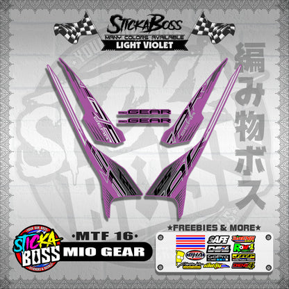 MIO GEAR DECALS ( MTF 16 )【WITH FREEBIES】