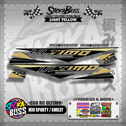 MIO SPORTY / SMILEY DECALS ( EGO RC ULTIMO )【WITH FREEBIES】