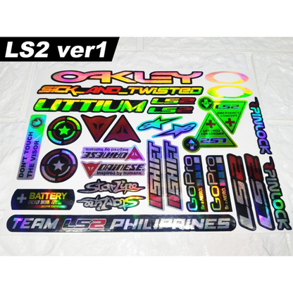 【HOLOGRAM】HELMET VISOR STICKERS【HOLOGRAPHIC】