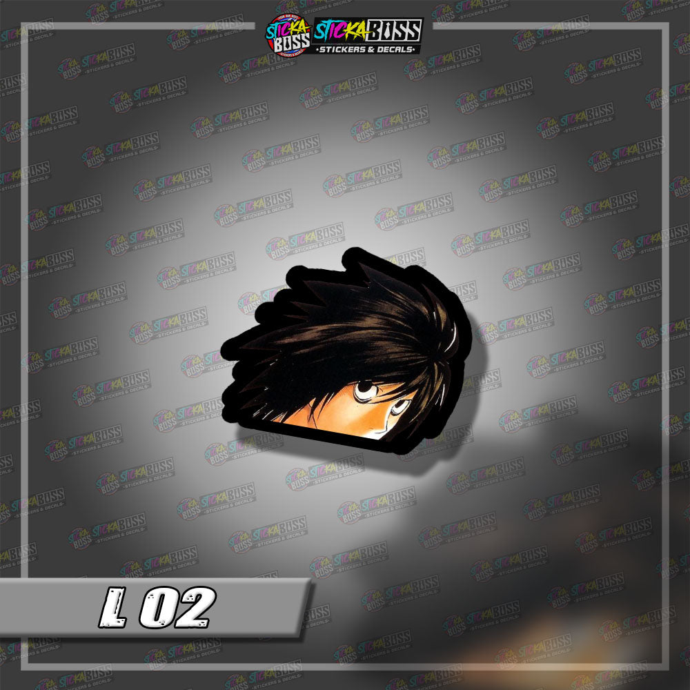 DEATH NOTE | ANIME PEEKER STICKER【VINYL PRINTED】( LAMINATED / WATERPROOF )