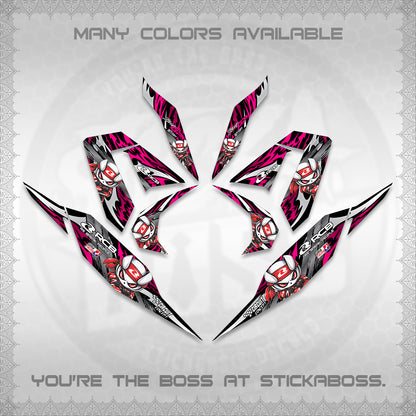 CLICK 125 V4 DECALS (2026 NEW RCB 2.0 DESIGN) STICKER KITS BY STICKABOSS