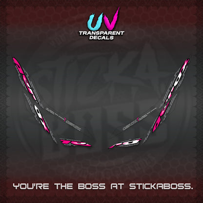 AEROX 155 V1 UV TRANSPARENT DECALS (NEW 2026 VORTEX) STICKER KITS BY STICKABOSS