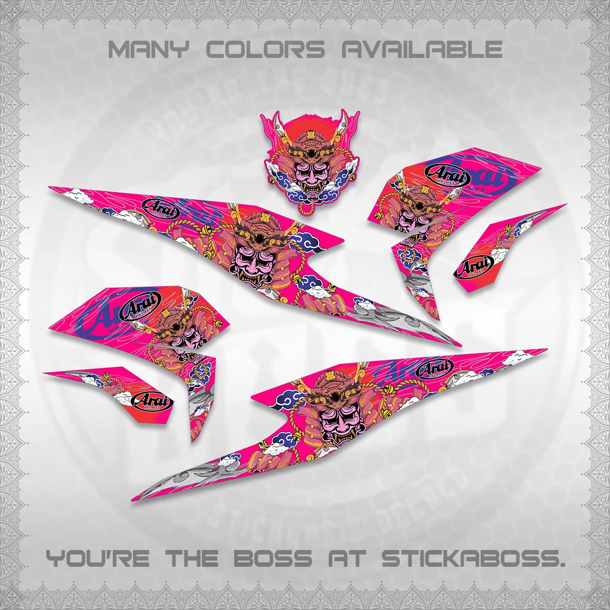 BEAT FI INDO DECALS (2026 NEW SAMURAI MOTIF) STICKER KITS BY STICKABOSS