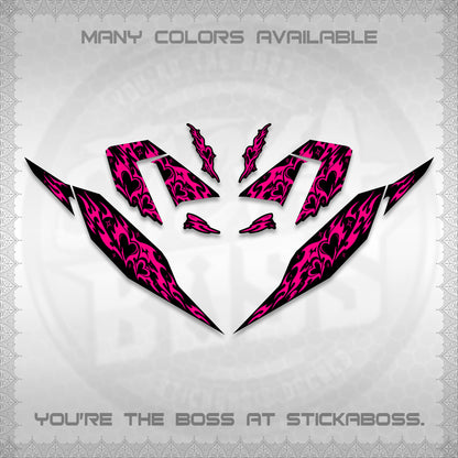 CLICK 125 V4 DECALS (2026 TRIBAL HEART DESIGN) STICKER KITS BY STICKABOSS