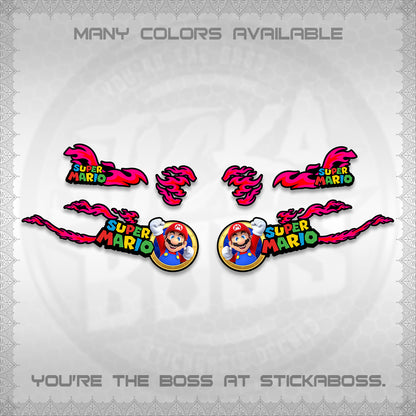 FAZZIO DECALS (FLAMES 02 SUPER-M MOTIF) STICKER KITS BY STICKABOSS
