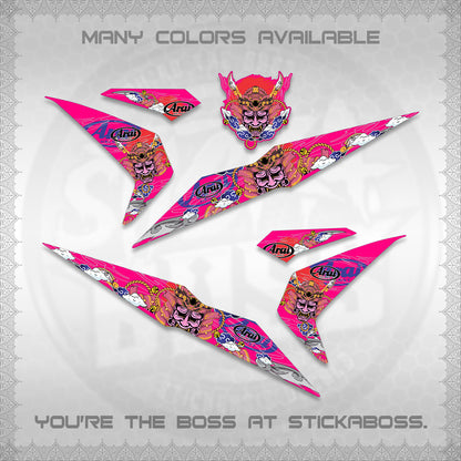 BEAT FI V2 INDO DECALS (2026 NEW SAMURAI MOTIF) STICKER KITS BY STICKABOSS