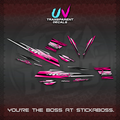 AEROX V2 UV TRANSPARENT DECALS (2026 INDO STAR 001) STICKER KITS BY STICKABOSS