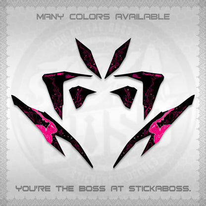 CLICK V2 DECALS (2026 2F2F SWIRL DESIGN) STICKER KITS BY STICKABOSS