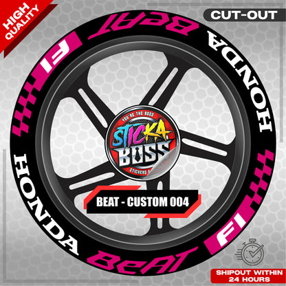BEAT MAG STICKER SET ( 2 MAGS ) - CUSTOM 005 | VINYL WATERPROOF CUT-OUT DECALS
