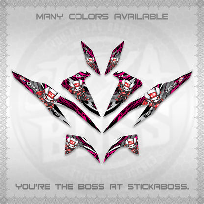 CLICK 125 V2 DECALS (2026 NEW RCB 2.0 DESIGN) STICKER KITS BY STICKABOSS