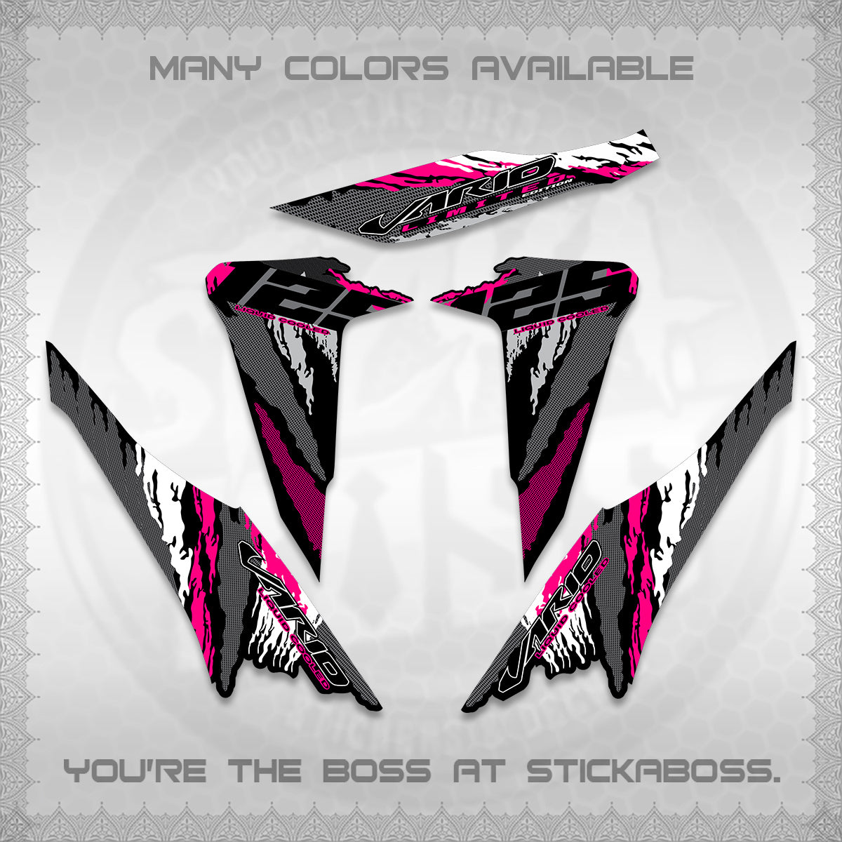 CLICK 125 V2 VARIO DECALS (2022 SPLASH SPECIAL) STICKER KITS BY STICKABOSS