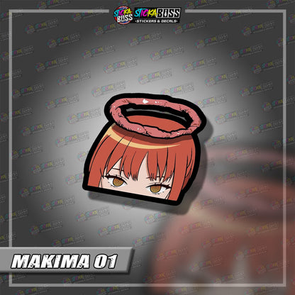CHAINSAW MAN | ANIME PEEKER STICKER【VINYL PRINTED】( LAMINATED / WATERPROOF )
