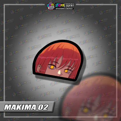 CHAINSAW MAN | ANIME PEEKER STICKER【VINYL PRINTED】( LAMINATED / WATERPROOF )
