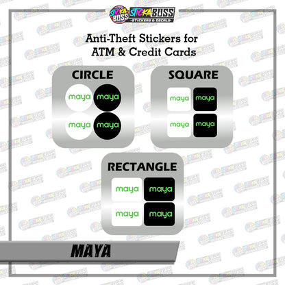 BANK CVV STICKER PART 2 |  4 PCS | ANTI-THEFT STICKER FOR ATM AND DEBIT/CREDIT CARDS【PRINTED】