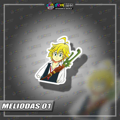 SEVEN DEADLY SINS | ANIME PEEKER STICKER【VINYL PRINTED】( LAMINATED / WATERPROOF )