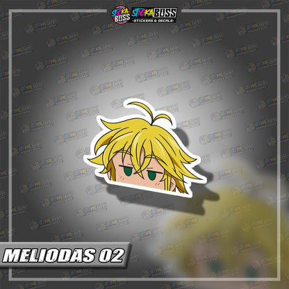 SEVEN DEADLY SINS | ANIME PEEKER STICKER【VINYL PRINTED】( LAMINATED / WATERPROOF )