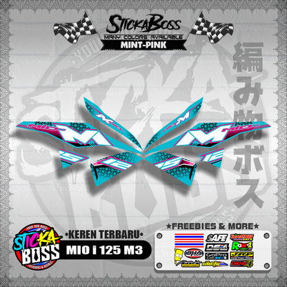 MIO i 125 M3 DECALS ( KEREN TERBARU )【WITH FREEBIES】
