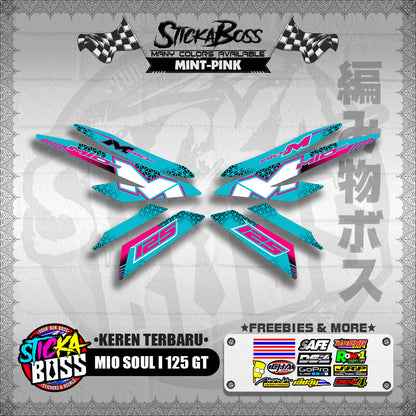 MIO SOUL I 125 GT DECALS ( KEREN TERBARU )【WITH FREEBIES】
